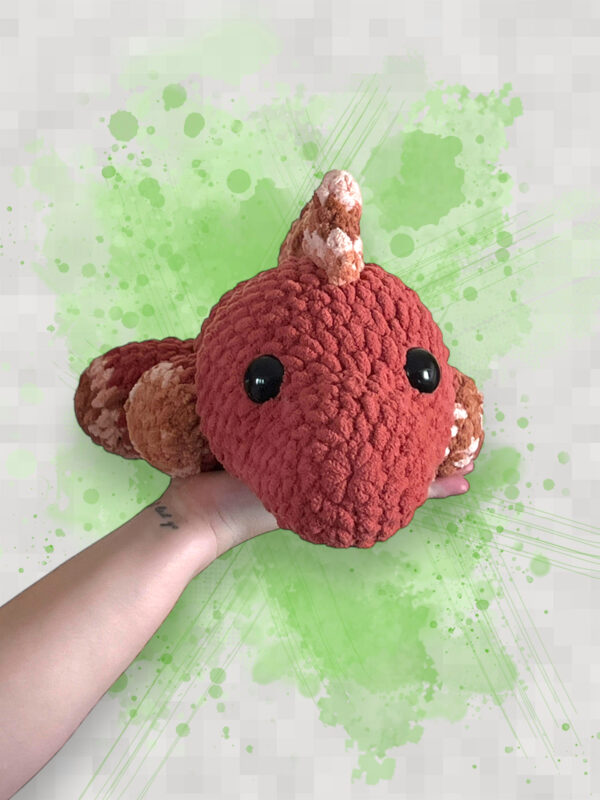 Rusty Tiedyed Sleepy Dino
