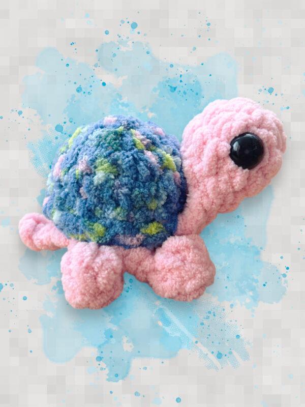 Mini Turtle Blue Multi/Pink
