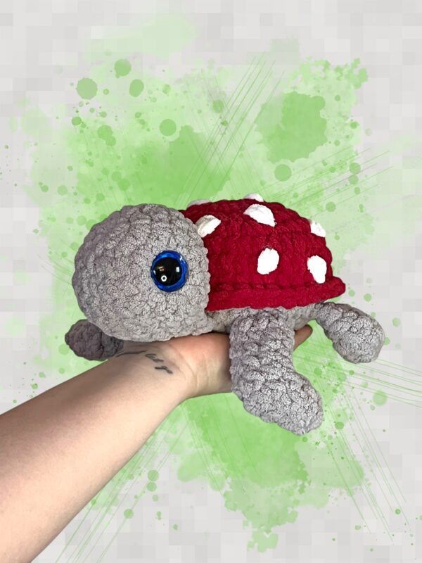 Handmade mushroom turtle