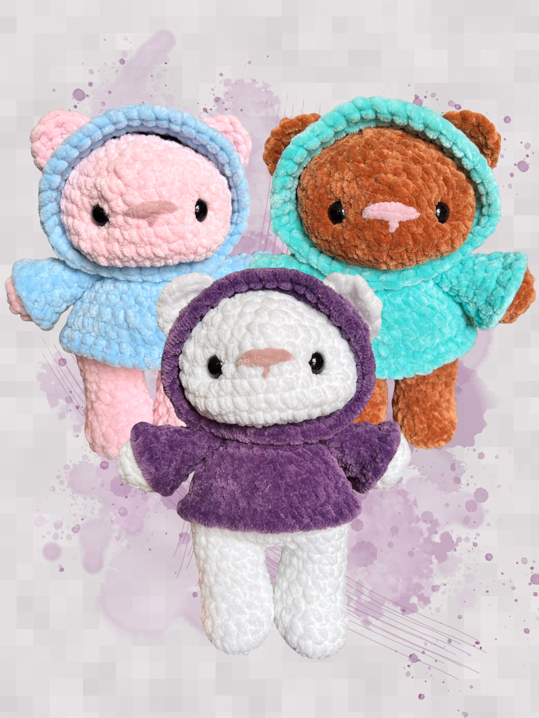 CUSTOM Bear in a hoodie