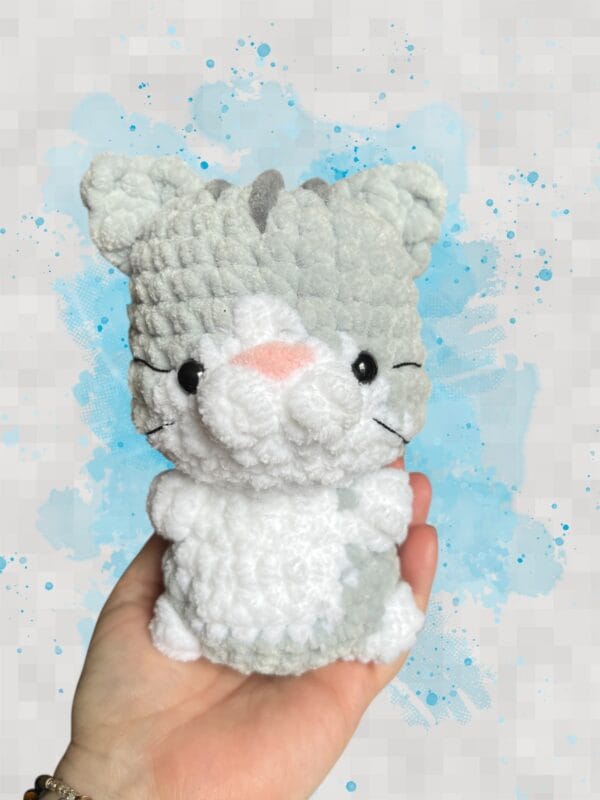 Kitten baby grey tabby