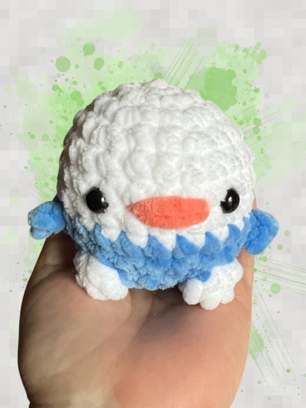 Budgie blue white