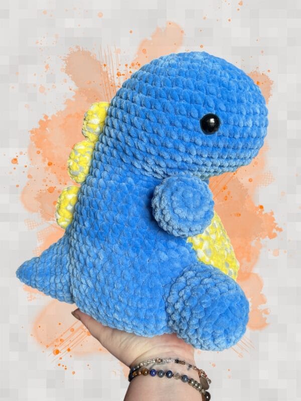 Dinosaur blue & yellow multi