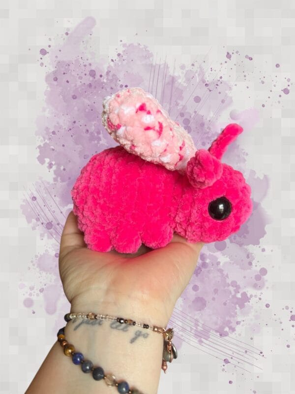 Lovebug  dk pink & speckled